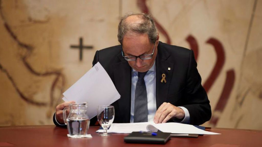 Torra dice que hay que “aislar a los violentos” Torra dice que hay que “aislar a los violentos”