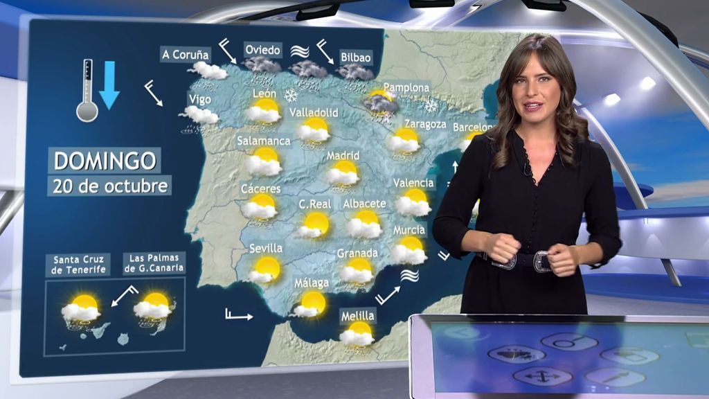 El tiempo 19 de octubre de 2019