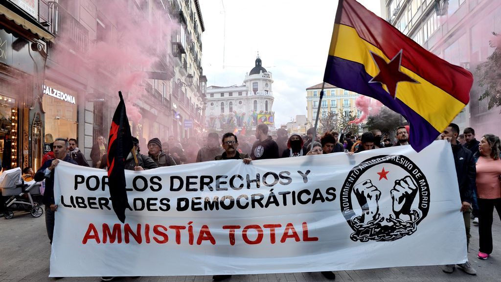 Manifestación en Madrid contra la sentencia del procès