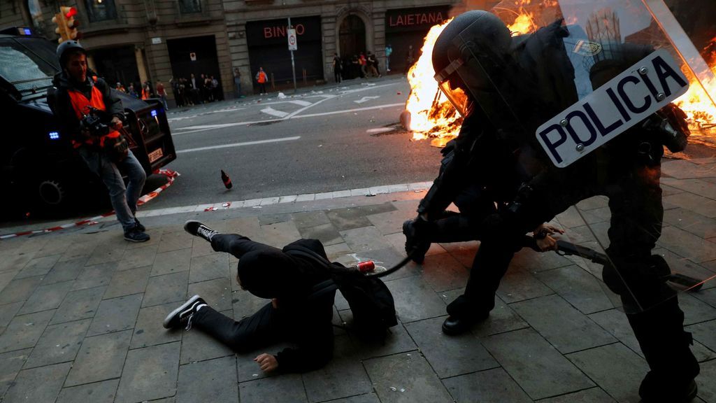Un total de 18 personas en prisión por los altercados en Cataluña Un total de 18 personas en prisión por los altercados en Cataluña