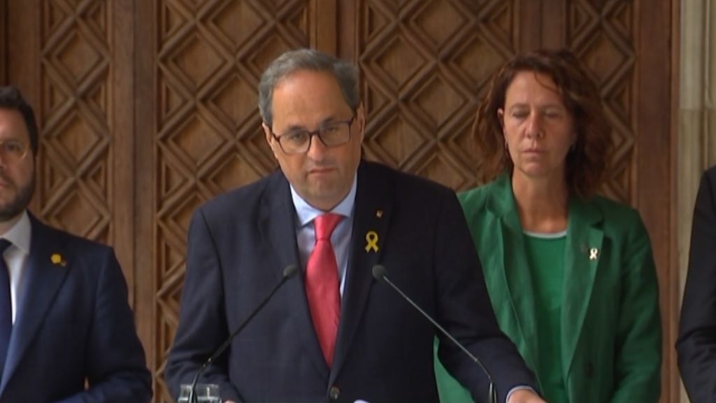 Torra: "Llegaremos tan lejos como el pueblo de Cataluña quiera llegar"