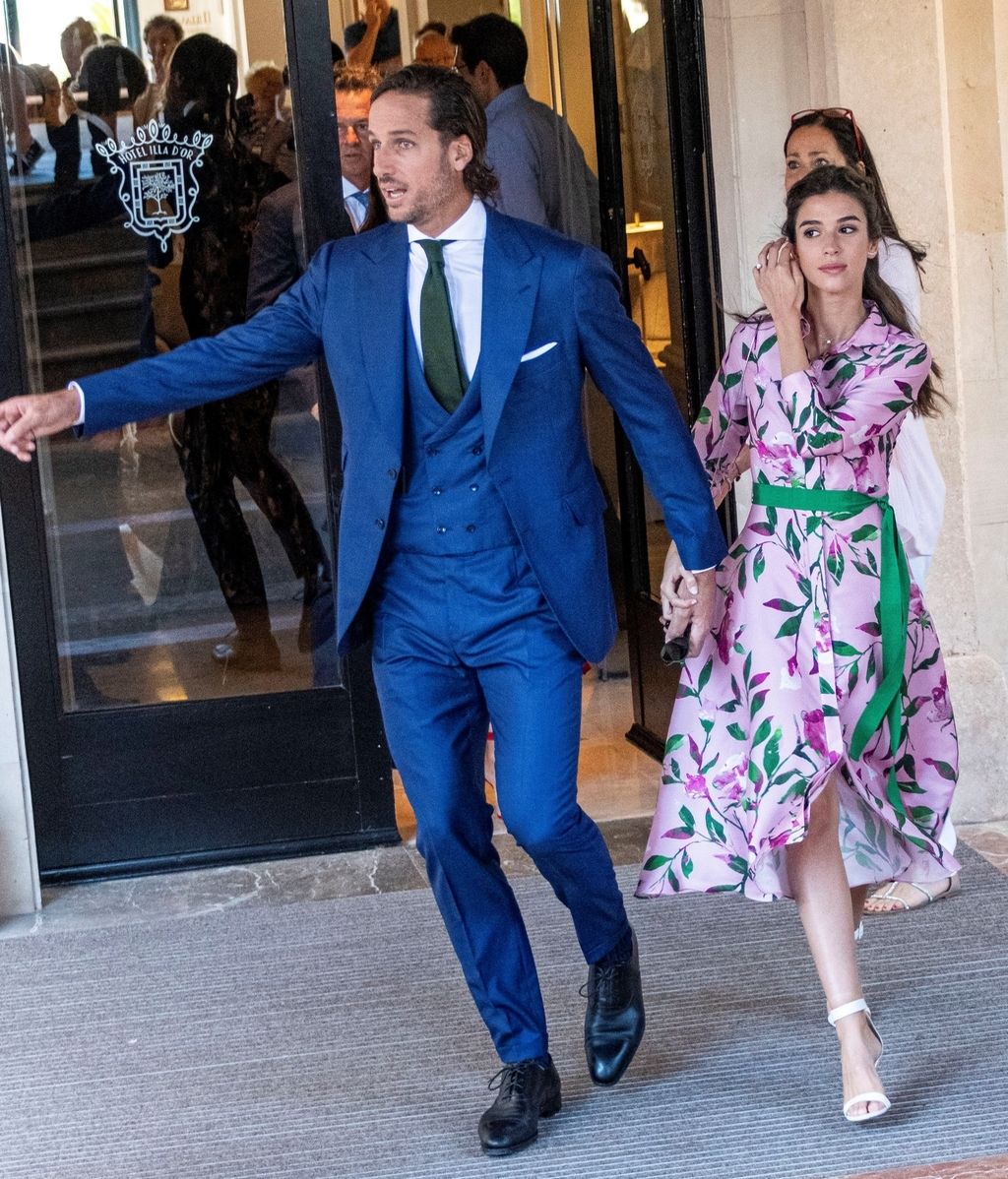 El tenista Feliciano López y Sandra Gago