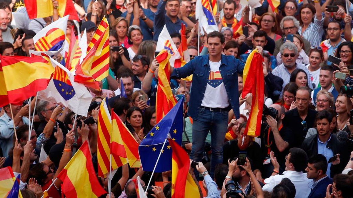 Albert Rivera: "Quiero ser presidente para meter en la cárcel a quienes intenten romper España" Albert Rivera: "Quiero ser presidente para meter en la cárcel a quienes intenten romper España"