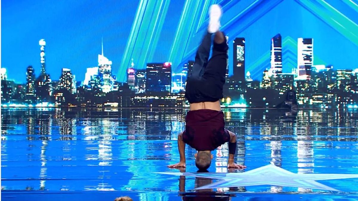 Vladimir ofrece un increíble espectáculo de break dance en 'Got Talent'
