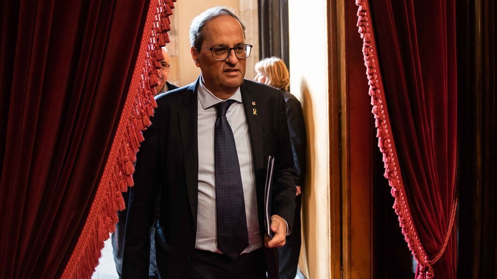 Torra condena la violencia pero carga contra los Mossos Torra condena la violencia pero carga contra los Mossos