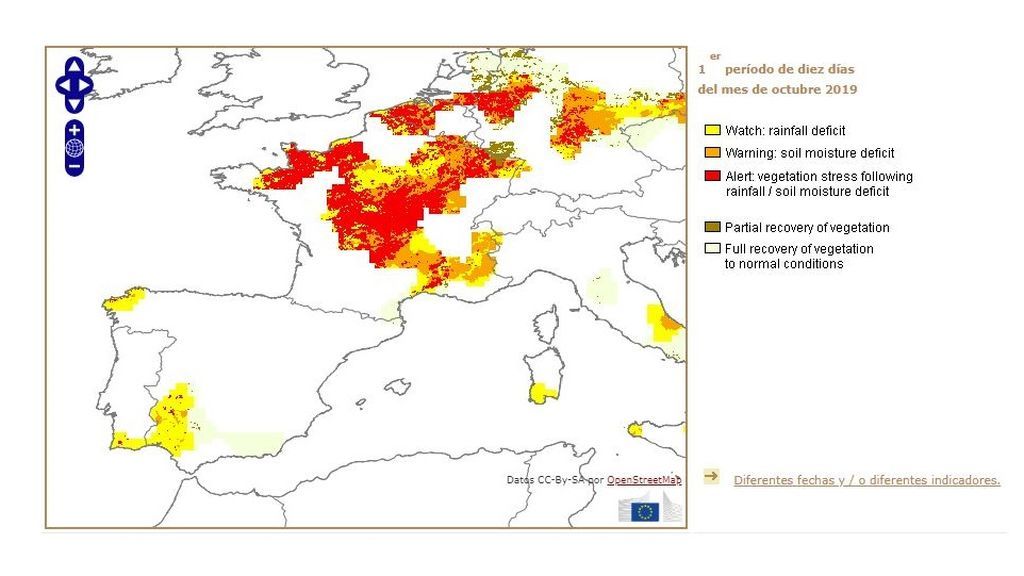 grafico copernicus sequia