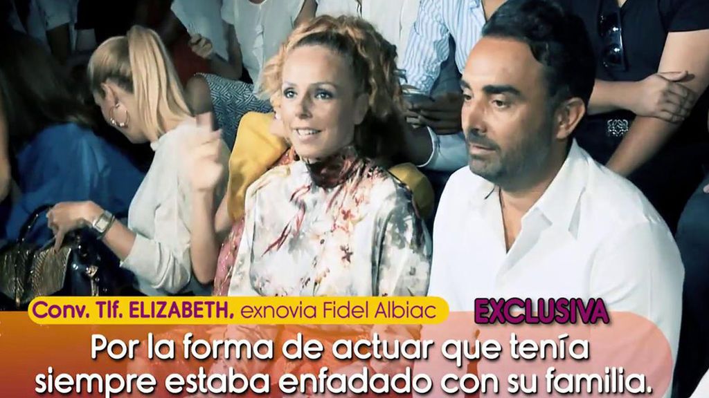 Elizabeth, exnovia de Fidel Albiac: "Rocío Carrasco tiene tantos problemas con su familia por él, es súper manipulador"