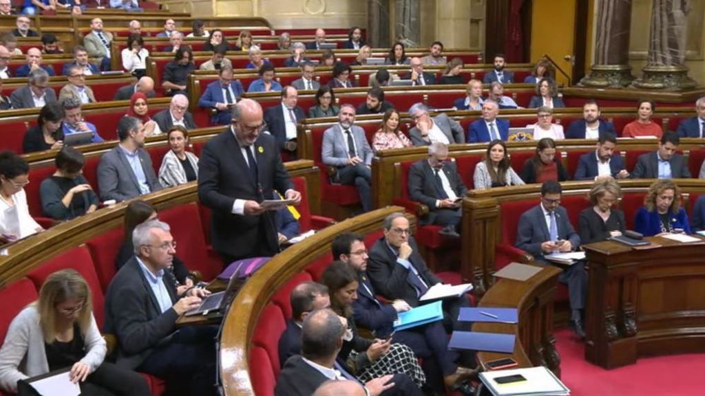 Ha seguido en NIUS, en directo, la intervención de Torra en la sesión de control del Parlament Ha seguido en NIUS, en directo, la intervención de Torra en la sesión de control del Parlament