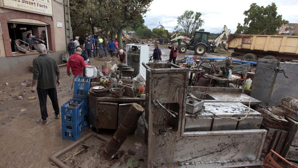 Daños causados por el temporal en Espluga de Francolí