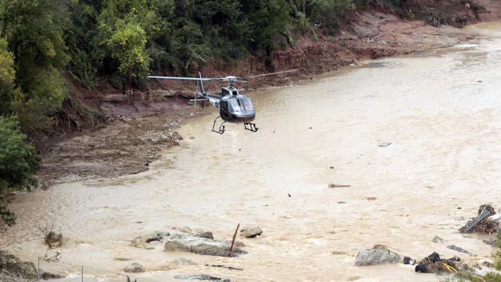 Un helicóptero sobrevuela Espluga de Francolí en busca de dos desaparecidos