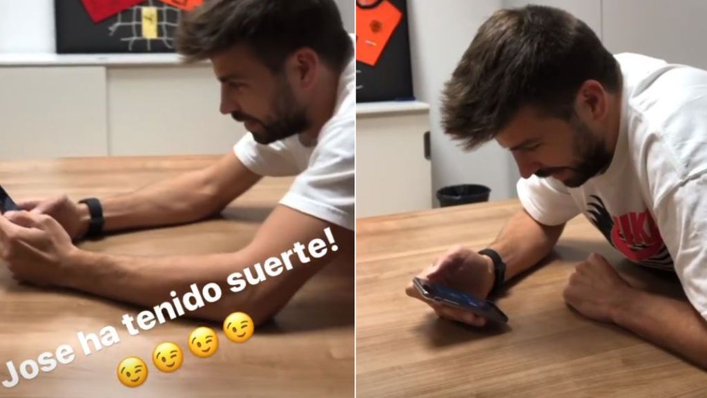 Piqué regala entradas de la Copa Davis a un madridista y bromea con él: "Sé que es difícil respetarme siendo aficionado del Real Madrid"