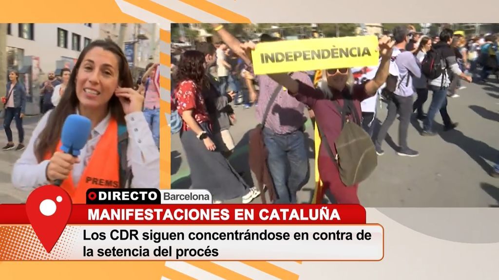 Manifestaciones en Cataluña: los CDR siguen concentrándose en contra de la sentencia del 'procés'