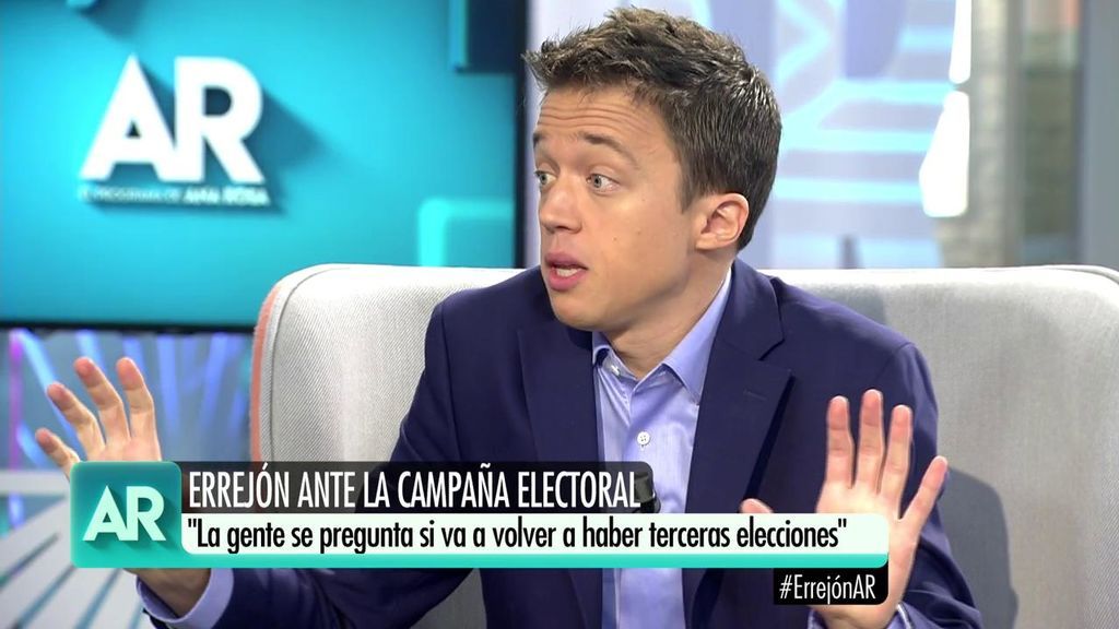 Errejón: "A lo mejor Sánchez se pasa de listo repitiendo elecciones”