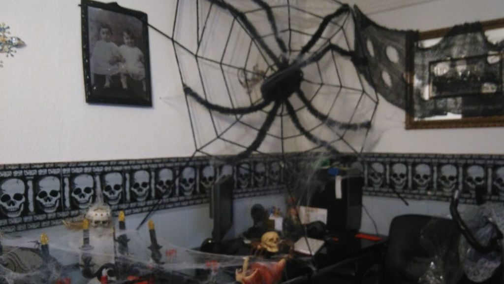 Esta es una de las decoraciones que se pueden ver en el interior de la vivienda