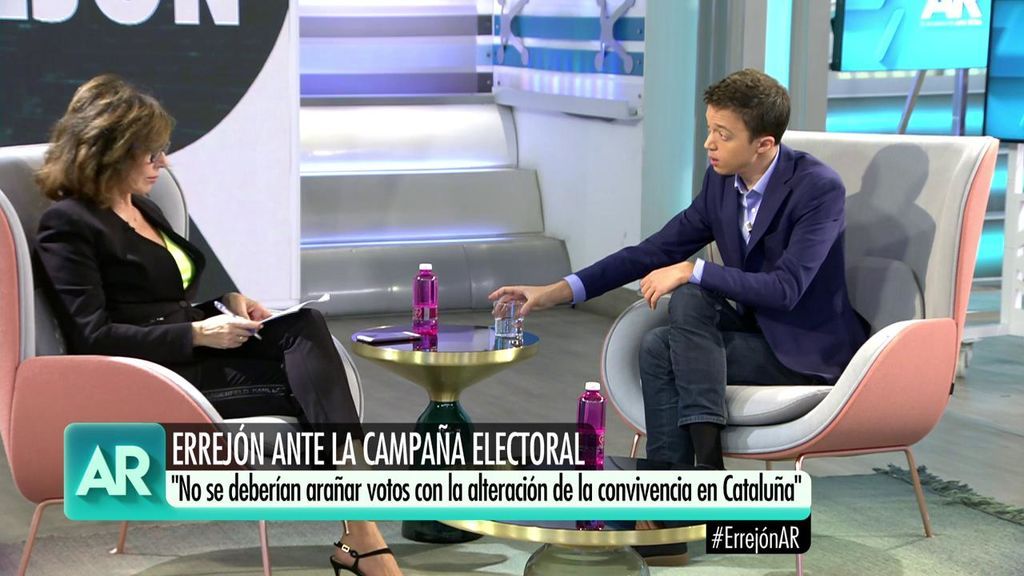 Errejón habla sobre los disturbios en Cataluña