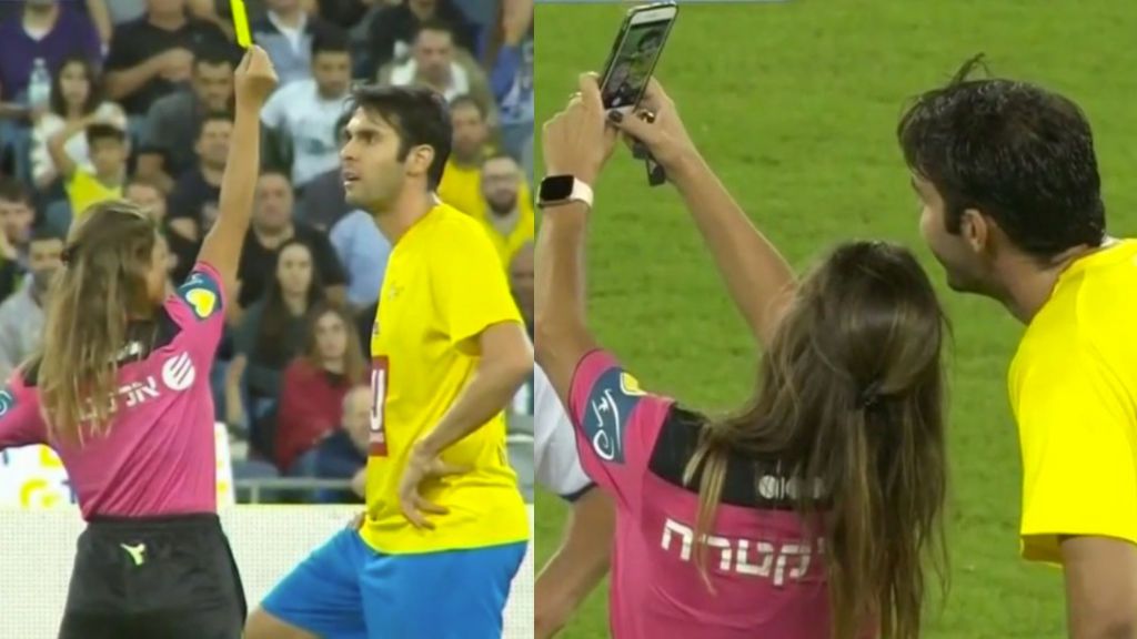 La inaudita tarjeta amarilla que le sacaron a Kaká que terminó en selfi durante el partido de leyendas La inaudita tarjeta amarilla que le sacaron a Kaká que terminó en selfi durante el partido de leyendas
