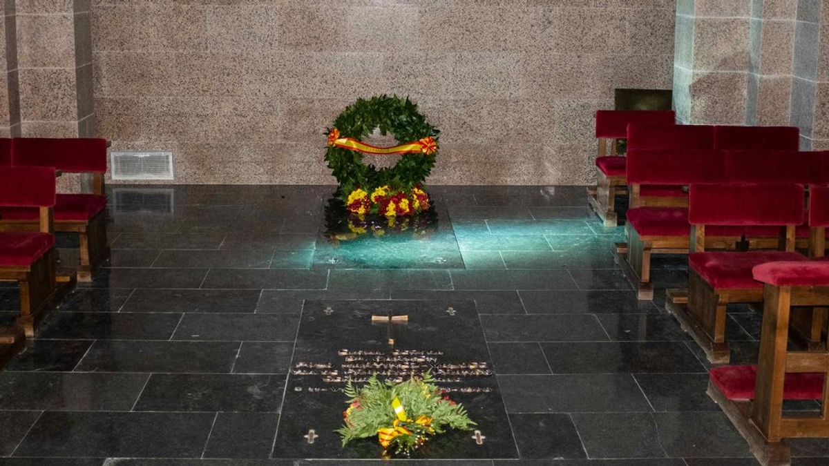 Primeras imagenes de la tumba de Franco en Mingorrubio