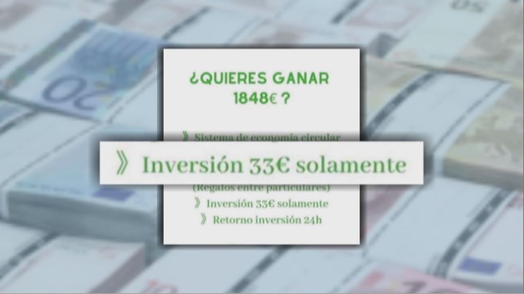 Estafa piramidal por Whatsapp, prometen que ganarás 1.848 euros por una inversión de 33