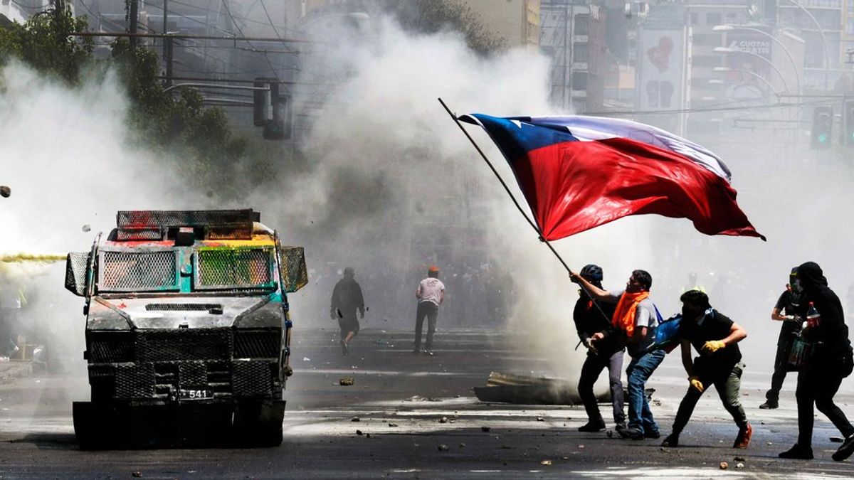 Protestas callejeras en Chile