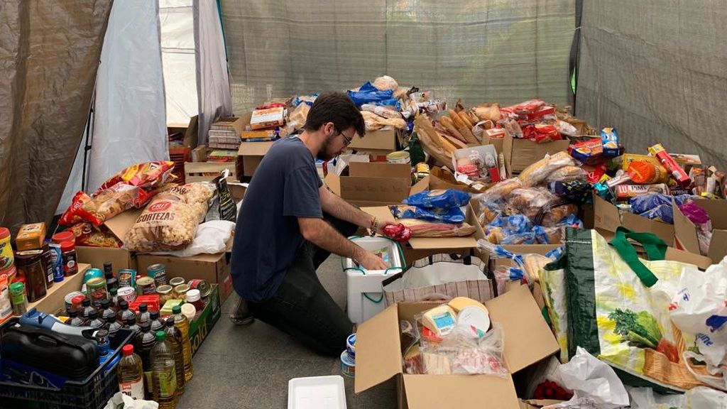 comida acampada