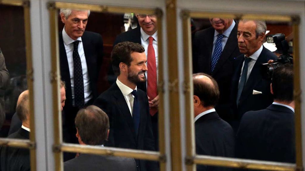 Casado propone un 'Plan España' para Cataluña para recuperar la concordia Casado propone un 'Plan España' para Cataluña para recuperar la concordia