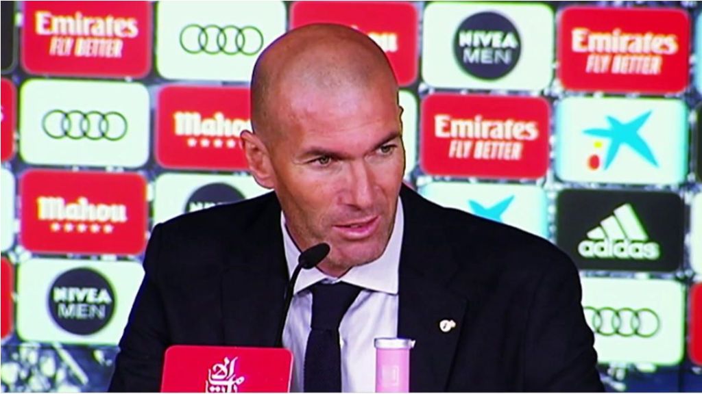 Zidane, tras la goleada al Leganés en rueda de prensa