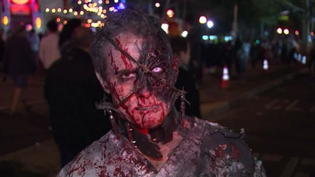 Terrorífico desfile de Halloween en Los Ángeles