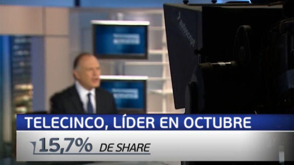 Telecinco confirma su liderazgo durante 14 meses ininterrumpidamente