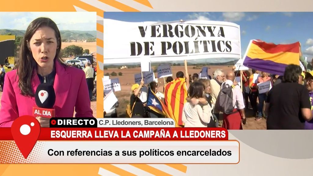 Esquerra Republicana realiza un acto en la prisión de Lledoners: "Ante su venganza, nuestra victoria"