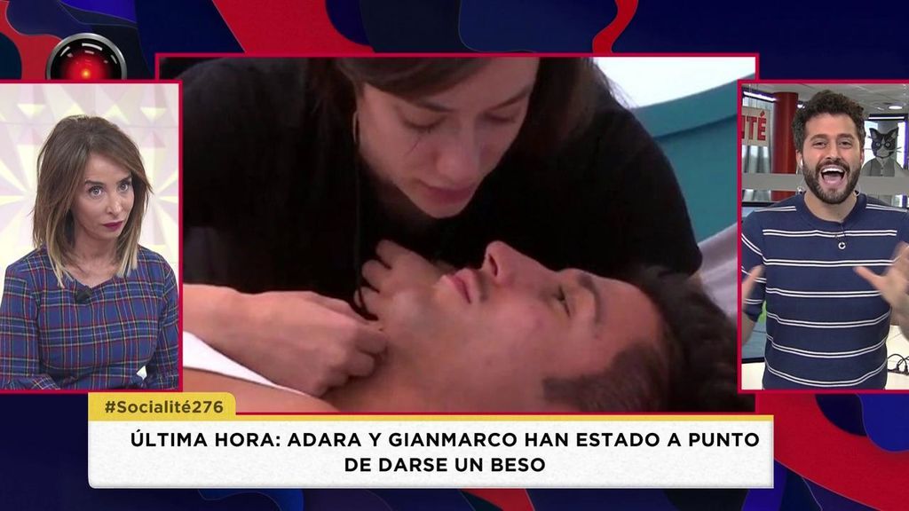 El casi beso de Adara y Gianmarco