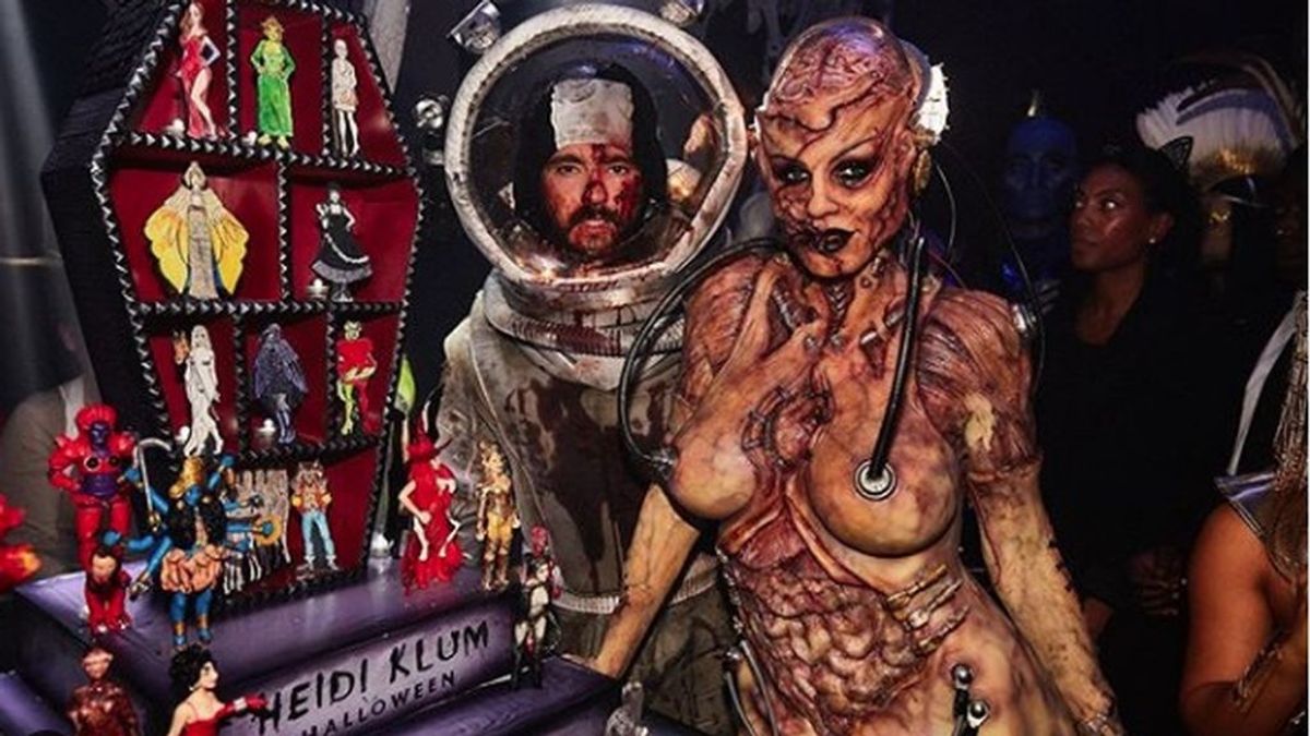Heidi Klum y su marido el cantante Tom Kaulitz vuelven a arrasar con sus disfraces de Halloween