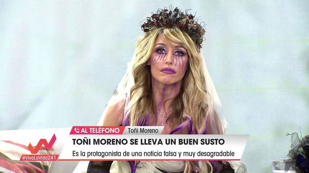 Toñi Moreno, víctima de una fake new