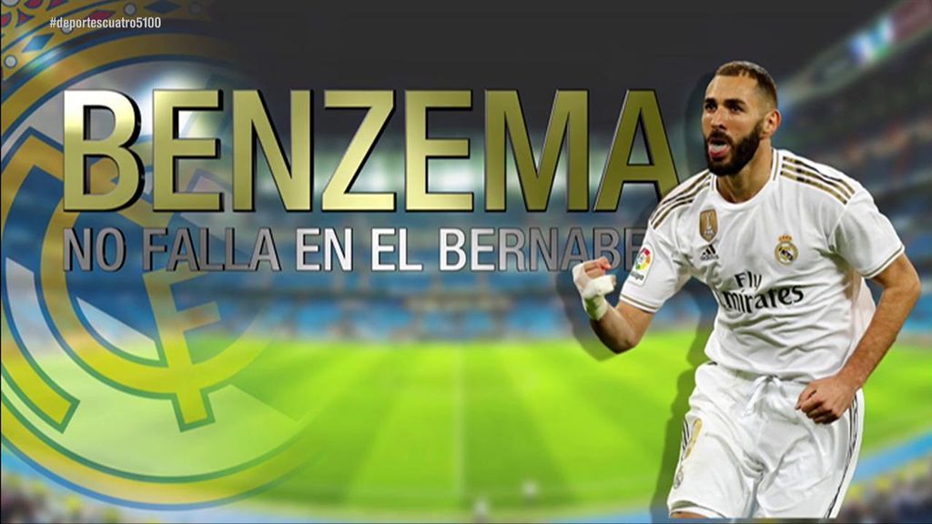 Benzema no falla en el Bernabéu con unas cifras de récord