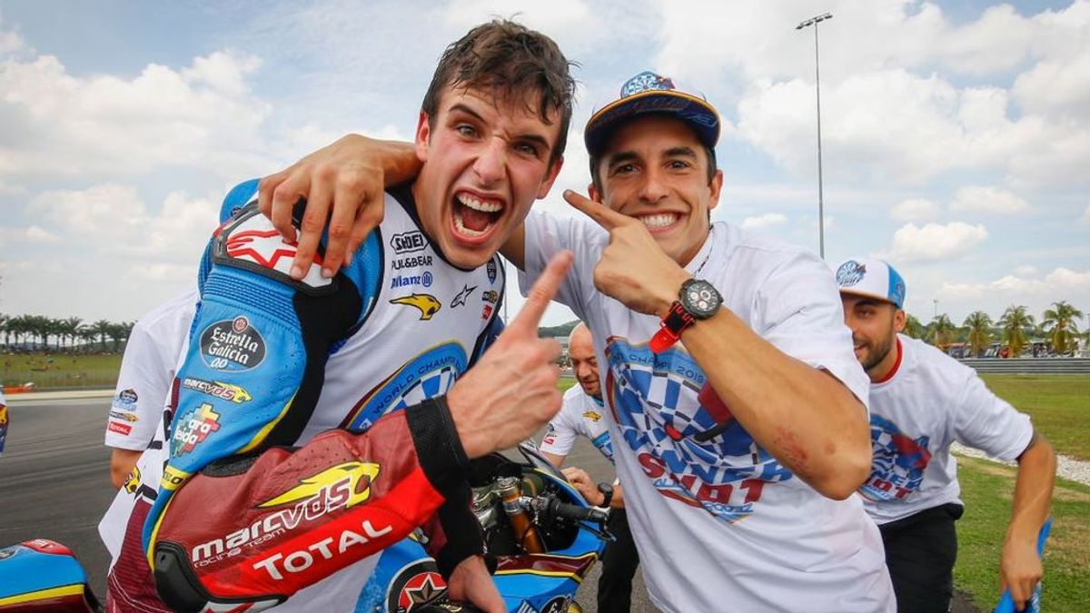 Márc Márquez se rinde a su hermano Álex tras se campeón: "Soy el hermano más feliz del mundo, te quiero"