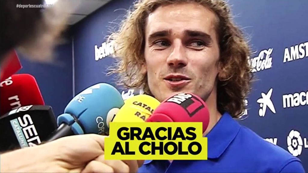 Griezmann se acordó de Simeone tras perder ante el Levante: "Eso es gracias al Cholo"