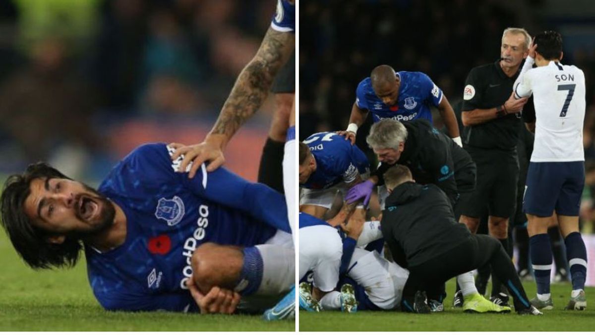 Conmoción en la Premier League por la lesión de André Gomes: son le destrozó el tobillo con una entrada Conmoción en la Premier League por la lesión de André Gomes: son le destrozó el tobillo con una entrada