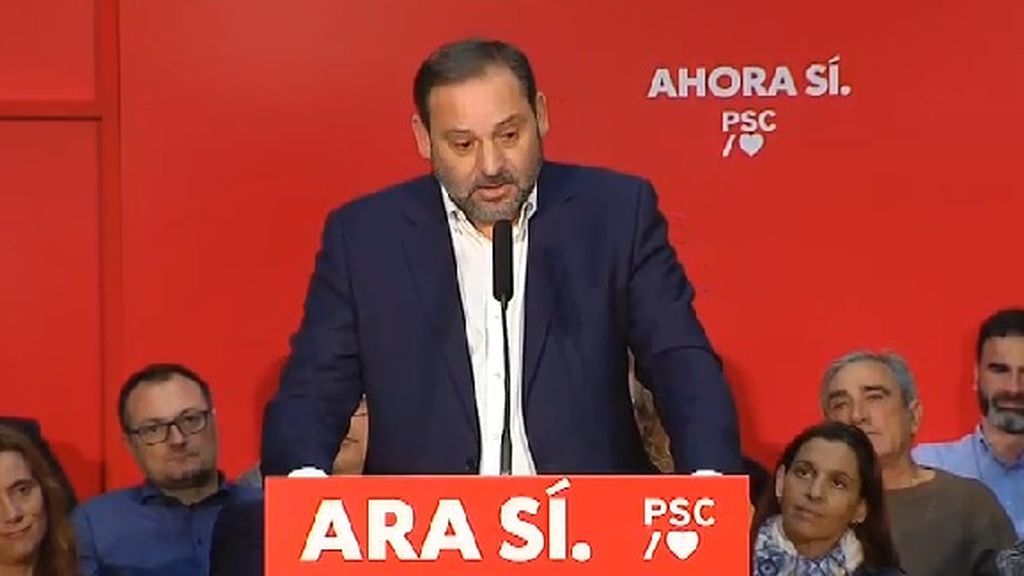 José Luis Ábalos ningunea a Podemos y a Cs y llama a una "segunda vuelta" contra PP y VOX