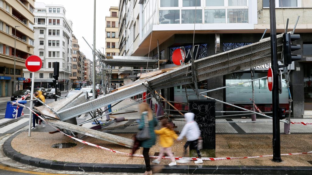 Desperfectos en San Sebastián