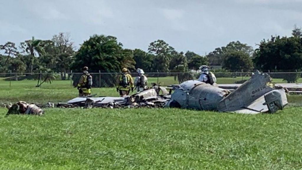 Un piloto muere al estrellarse su avión durante un espectáculo aéreo en Florida