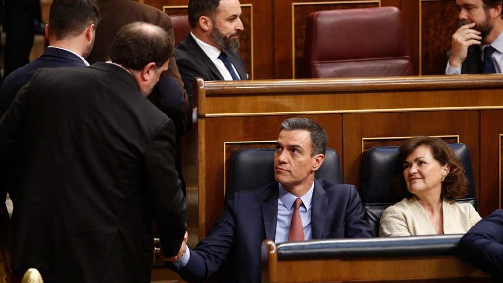 Oriol Junqueras a Pedro Sánchez: "Su tiempo se está agotando. Yo no tengo prisa" Oriol Junqueras a Pedro Sánchez: "Su tiempo se está agotando. Yo no tengo prisa"