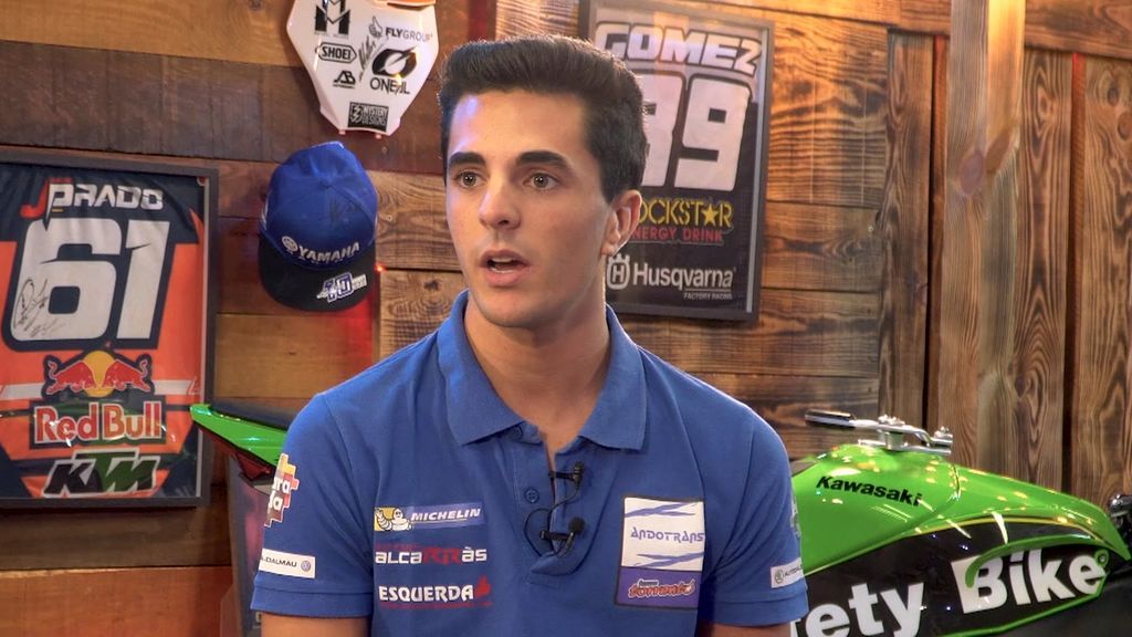 Óscar Gutiérrez, líder de Superport 600 del SBK