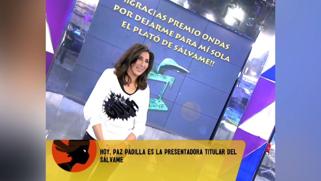El debut de Paz Padilla como presentadora en 'Sálvame'
