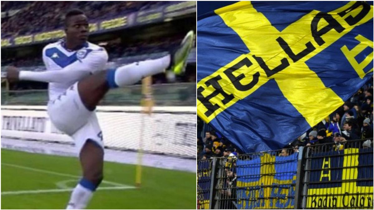El líder ultra del Verona, expulsado 10 años del club por sus insultos a Balotelli El líder ultra del Verona, expulsado 10 años del club por sus insultos a Balotelli