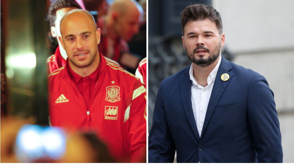 Pepe Reina - Gabriel Rufián  A la gresca por culpa de VOX 