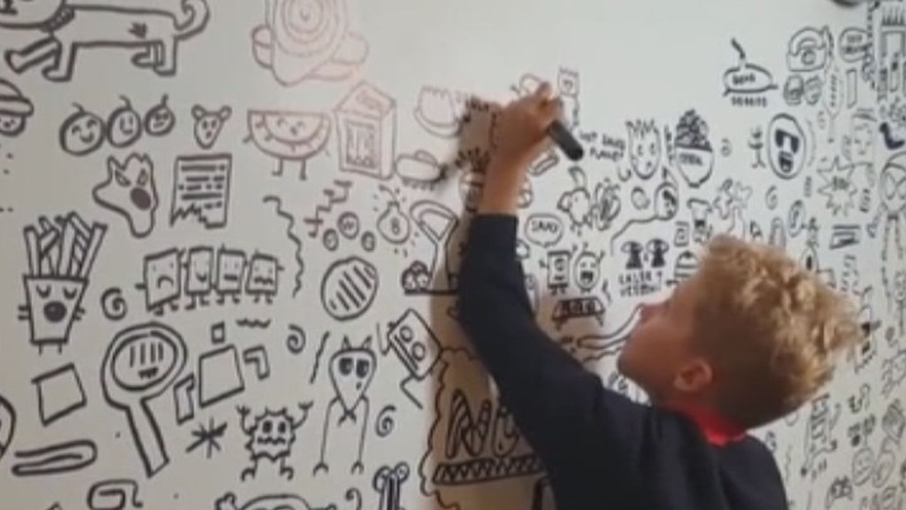 De meterse en problemas en clase por dibujar a decorar las paredes de un restaurante: la historia de Joe