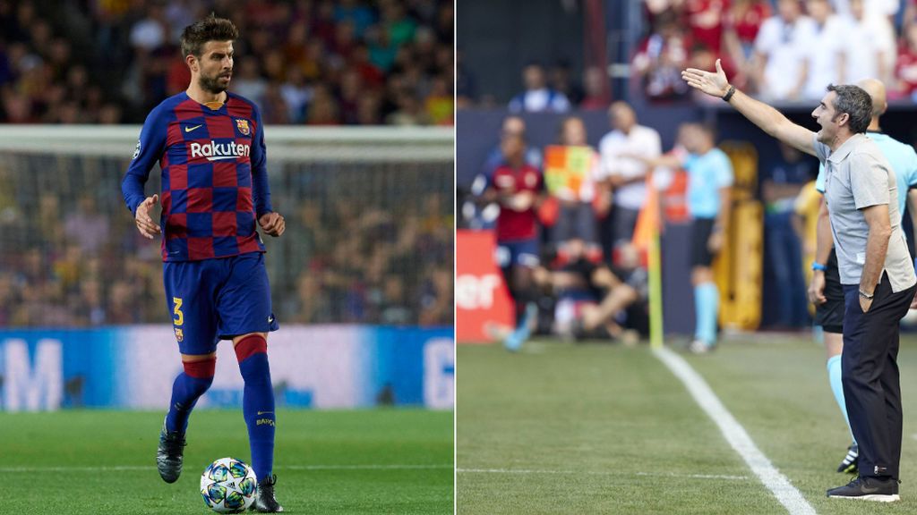 Piqué pide paciencia a la afición tras los últimos resultados y Valverde le rectifica: “Paciencia no, debemos tener insistencia”