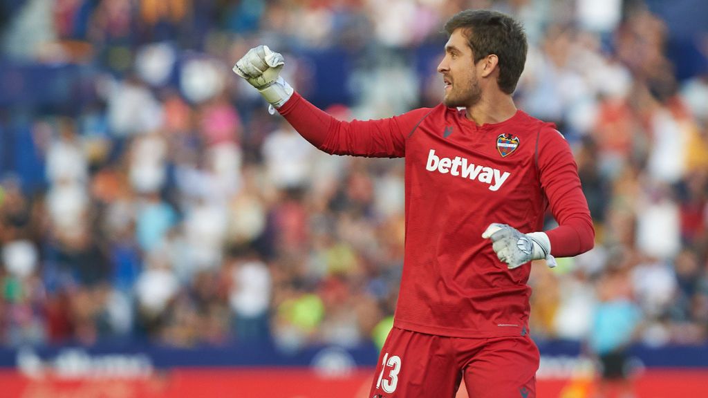 Aitor Fernández, portero del Levante UD Aitor Fernández, portero del Levante UD