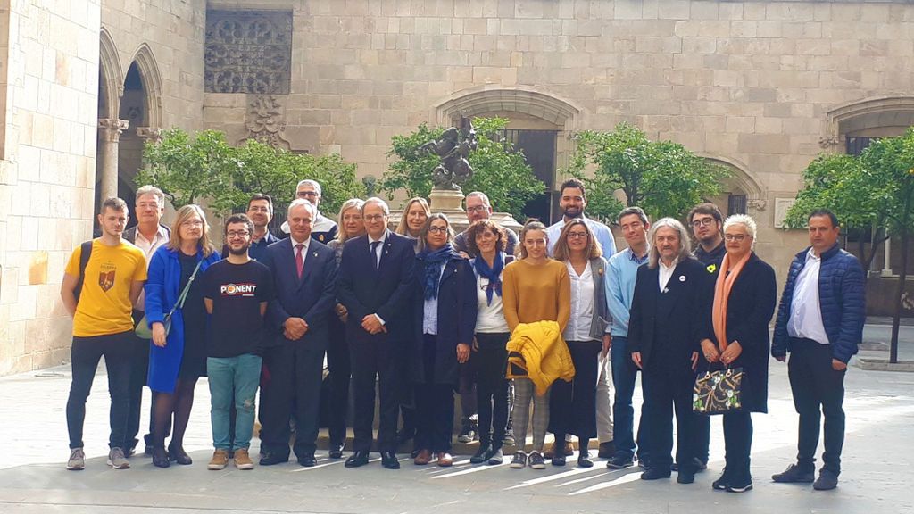 Torra ahonda la división en la universidad catalana tras recibir a los trabajadores independentistas Torra ahonda la división en la universidad catalana tras recibir a los trabajadores independentistas