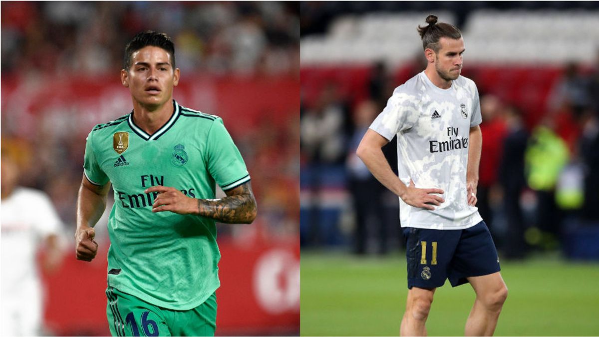 James llega tarde al partido del Real Madrid y Bale vuelve a marcharse antes de que termine