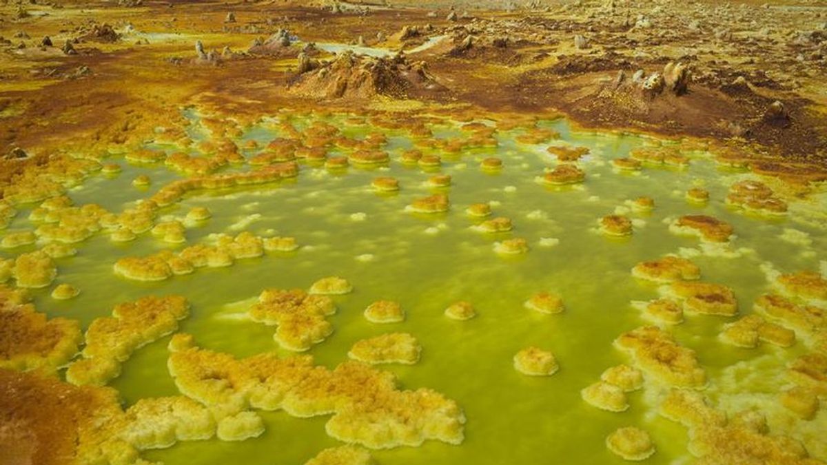 Científicos descubren el lugar más peligroso e inhóspito de la Tierra: el complejo geotérmico de Dallol, en Etiopía